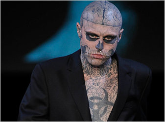 Rick Genest for Formichetti - mugler
